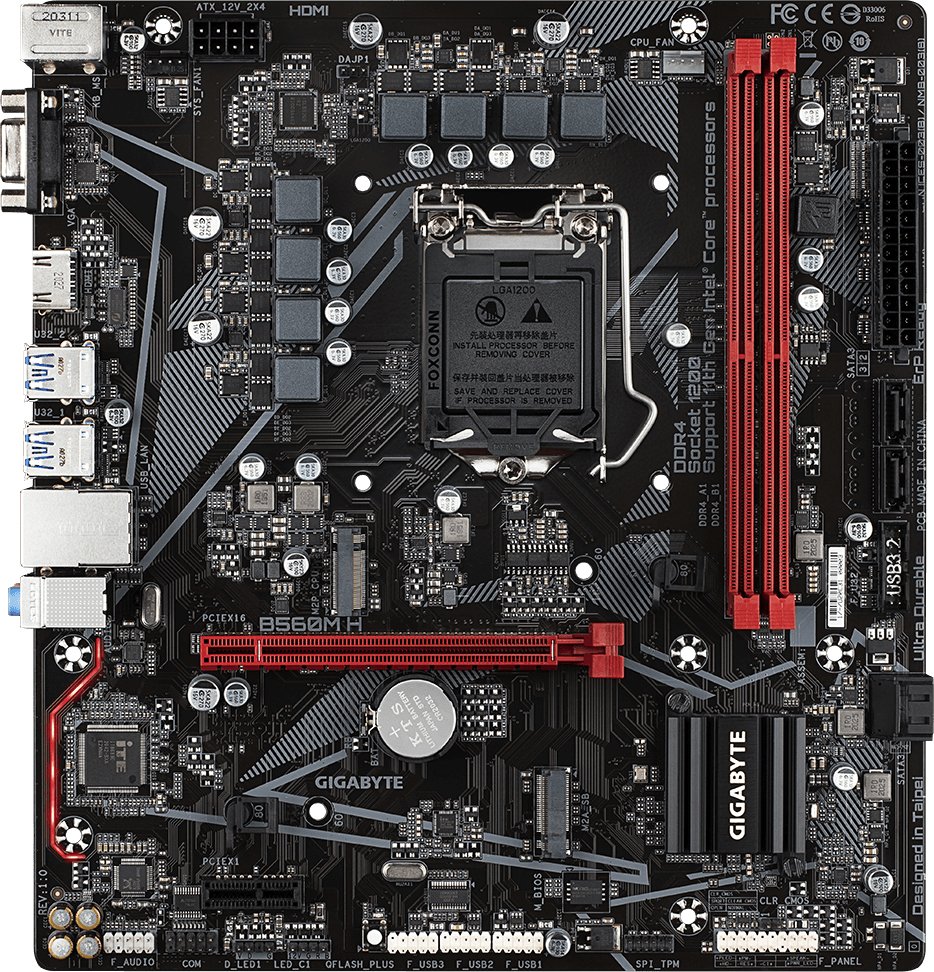 

Материнская плата Gigabyte B560M H (rev. 1.x)