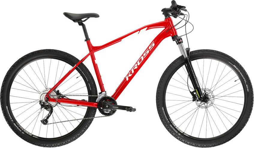 

Велосипед Kross Level 3.0 Alivio/SRAM 29 M/17" 2023 (красный/белый глянцевый)