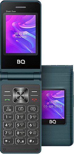 

Телефон BQ BQ-2412 Shell Duo (бирюзовый)