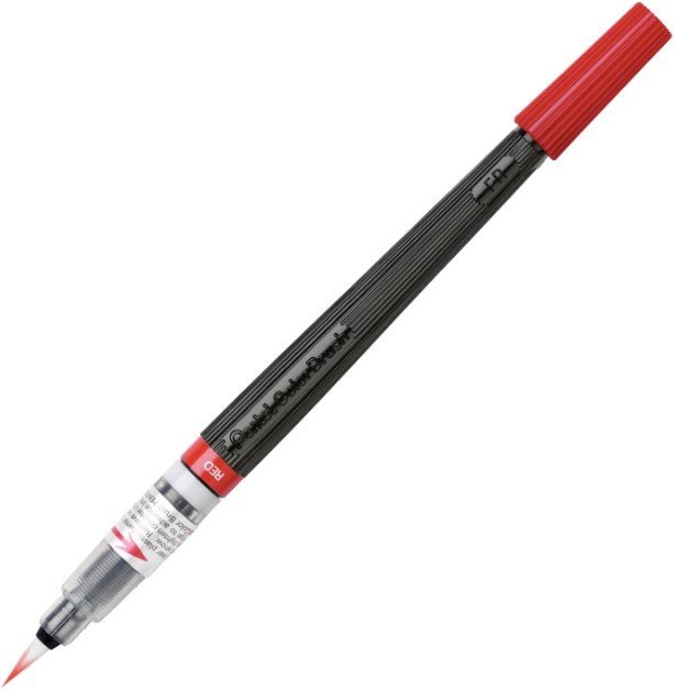 

Маркер художественный Pentel Color Brush XGFL-102X (красный)