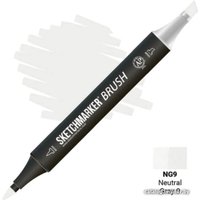 Маркер художественный Sketchmarker Brush Двусторонний NG9 SMB-NG9 (нейтральный серый 9)