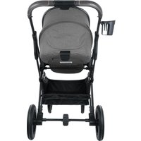 Универсальная коляска Indigo Carry (3 в 1, серый)