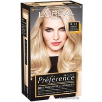 Крем-краска для волос L'Oreal Recital Preference 9.13 Байкал Очень светло-русый бежевый