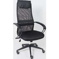 Офисное кресло AksHome First PL (ткань/сетка, черный)