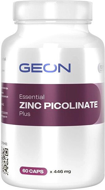 БАД Geon Essential Zinc picolinate Plus (60 капсул)