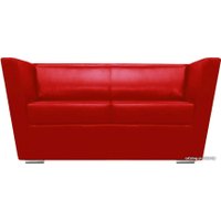 Софа Brioli Болдер двухместный (экокожа, L19 красный)