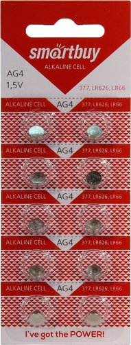 Батарейка SmartBuy Alkaline AG4 10 шт.