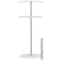 Стойка для одежды Мебелик Костюмная Дэви 3 (металлик/белый)