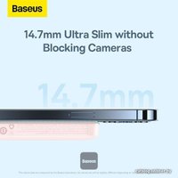 Внешний аккумулятор Baseus Magnetic Mini Wireless Fast Charging Power Bank 20W 6000mAh (розовый)