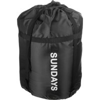 Спальный мешок Sundays ZC-SB017 с двумя подушками (черный/синий)