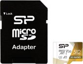 Superior Pro microSDXC SP512GBSTXDU3V20AB 512GB (с адаптером)