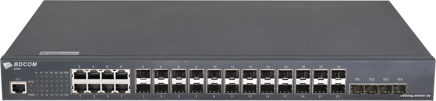 Управляемый коммутатор 3-го уровня BDCOM S2900-24S8C4X