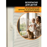 Плиссе Delfa Crep BLO СПШ-36102 (81x160, белый)