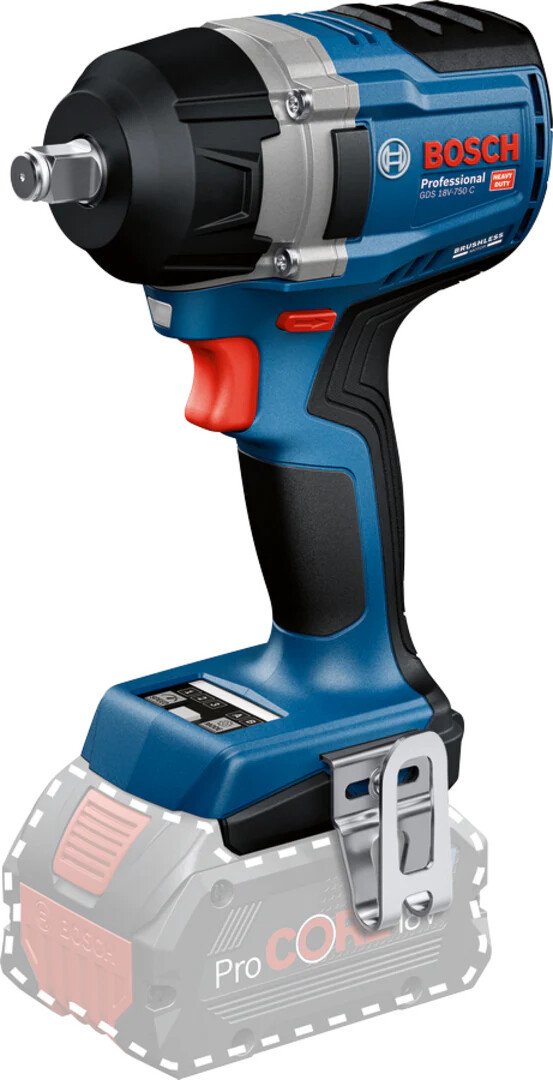 Гайковерт Bosch GDS 18V-750 C Professional 06019L9000 (без АКБ)