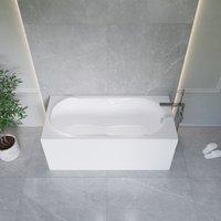 Ванна Lauter Celeste 150x70 21060050 (с каркасом, лицевым экраном и сифоном 21Y11021 матовый черный)