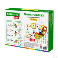 Магнитный конструктор BRAUBERG 663846 Kids Magnetic Big Blocks-42