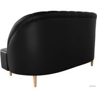 Диван Лига диванов Амиса 109850 (черный)