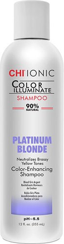 Оттеночный шампунь CHI Ionic Color Illuminate Shampoo Platinum Blonde 355 мл
