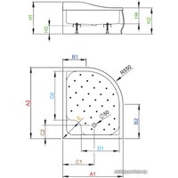 Душевой поддон Radaway Korfu E 120x90 (левый) [4E91240-03L]
