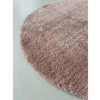 Ковер для жилой комнаты LAXMI Fluffy 01 круг (2.4x2.4, Blush)