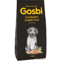 Сухой корм для собак Gosbi Exclusive Grain Free Puppy (беззерновой корм для щенков со свежим лососем и ягненком) 3 кг