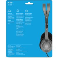 Офисная гарнитура Logitech Stereo Headset H110