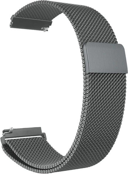 

Браслет Rumi Milanese loop металлический 20 мм (серый)