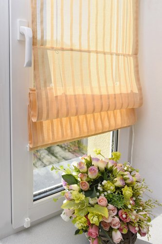 Римская штора Delfa Макси Fancy СШД-02М-244/068 (130x160, персиковый)