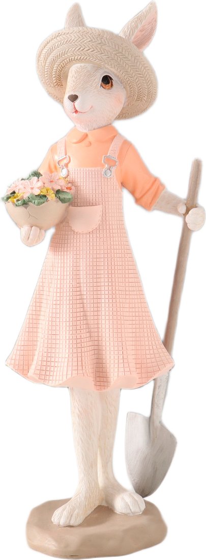

Статуэтка Sima-Land Зайка в сарафане и шляпке, с лопатой и цветами в горшке 10740325