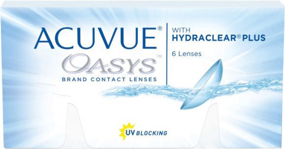 

Контактные линзы Acuvue Oasys with Hydraclear Plus -0.5 дптр 8.4 мм