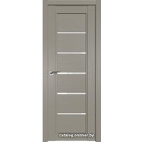 Межкомнатная дверь ProfilDoors 2.76XN L 40х200 (стоун, стекло белый триплекс)