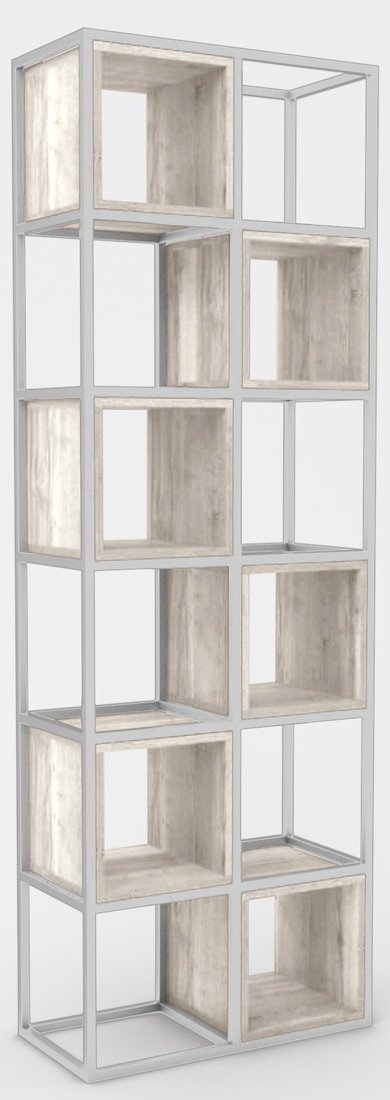 

Стеллаж Hype Mebel Грос-2 70x175 (белый/древесина белая)