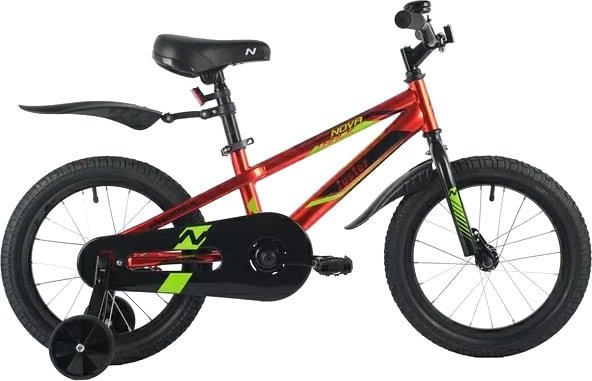 

Детский велосипед Novatrack Juster 16 2021 165JUSTER.RD21 (красный)