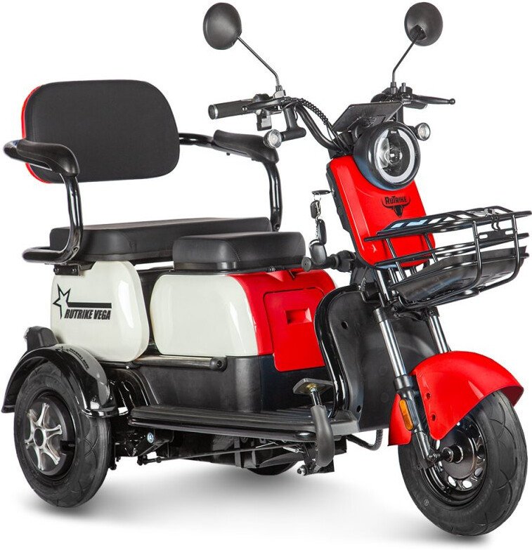 Электроскутер Rutrike Вега (красный)
