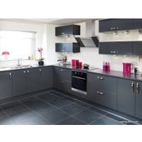 Кухонная вытяжка MAUNFELD Gloria 90 (нержавеющая сталь/черное стекло)