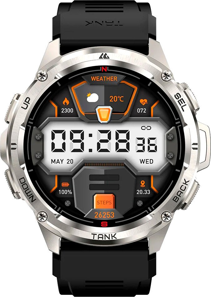 

Умные часы Kospet Tank T3 Ultra (серебристый)