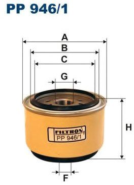 

Топливный фильтр Filtron PP9461