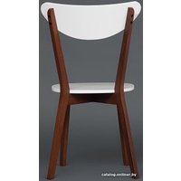 Стул TetChair Maxi жесткое сиденье (белый/бук коричневый)