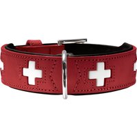 Ошейник Hunter Collar Swiss 41955 (50/S-M, красный/черный)