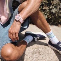 Наручные часы Swatch Bioceramic SB03P100 C-Pink