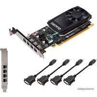 Видеокарта PNY Nvidia Quadro P1000 DVI 4GB GDDR5 VCQP1000DVIV2BLK-1