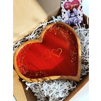 Менажница Wood_N_Sea Сердце красное Мс-1/26