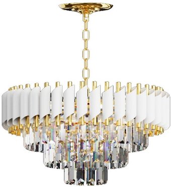 Подвесная люстра Mirastyle MX-4614/8 FGD+WH