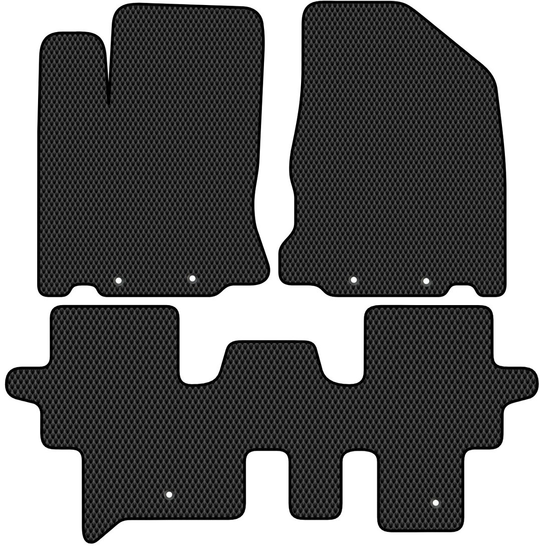 

Комплект ковриков для авто Alicosta Nissan Pathfinder IV (suv / R52) 2014 - 2017 (черный, ромб)