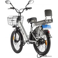 Электровелосипед Eltreco Green City E-Alfa Fat (серебристый)