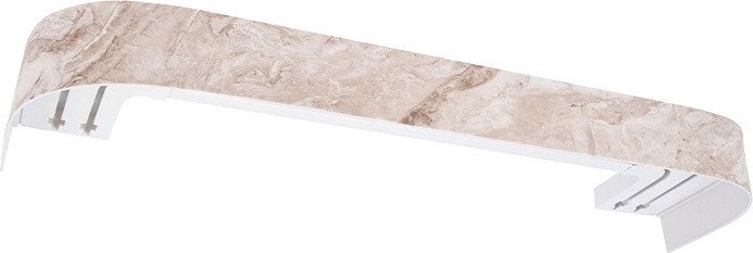 Карниз для штор Legrand Аврора 5см с/п 3м 2р 58146359 (бежевый)