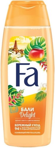 Fa Гель для душа Ритмы острова Бали. Аромат манго и цветка ванили 250 мл