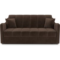 Диван Мебель-АРС аккордеон Давос НПБ 140x200 см M2-113-7 (велюр молочный шоколад НВ-178/13) в Гомеле