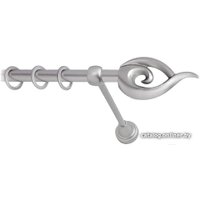 Карниз для штор Lm Decor Наутилус (сатин, гладкая, 1.6м 16мм, 1 ряд)