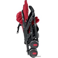 Коляска прогулочная «книга» Peg Perego Aria Shopper Twin (красный)